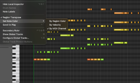 Per-String MIDI Channel Output