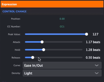 MIDI CC Settings