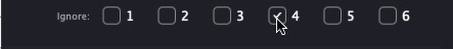 Ignore Setting