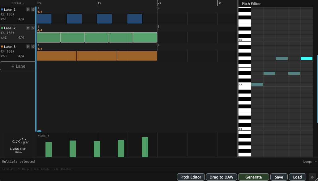 [placeholder] Lane,Block,Pitch Editor